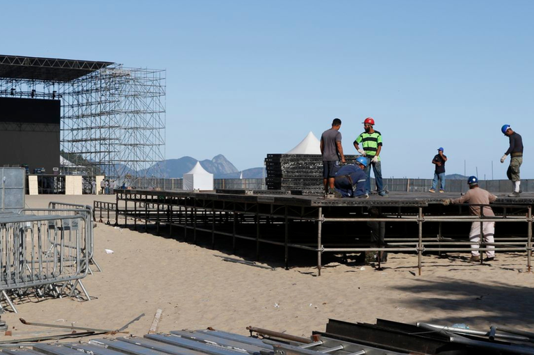 Trabalhadores eventos cultura