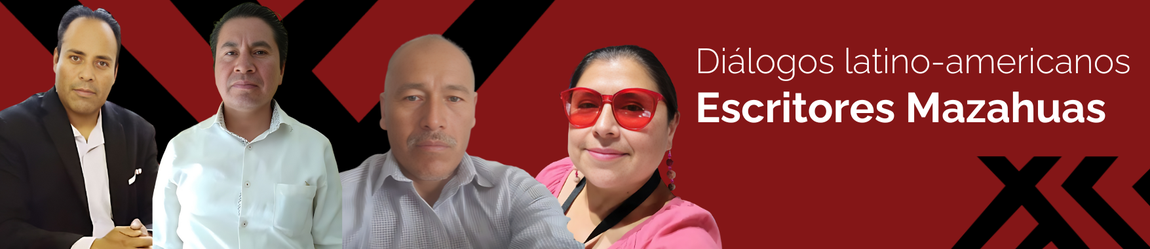 Banner com escritores mazahuas