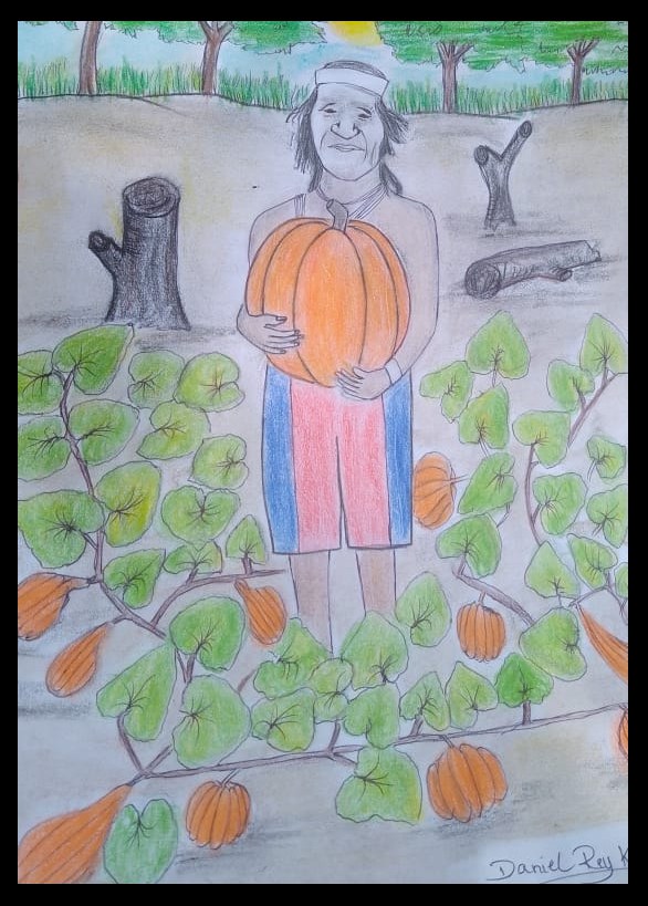 Ilustração de Apracti Krahô