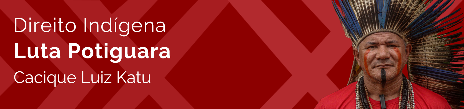Banner da matéria do Cacique Luiz Katu