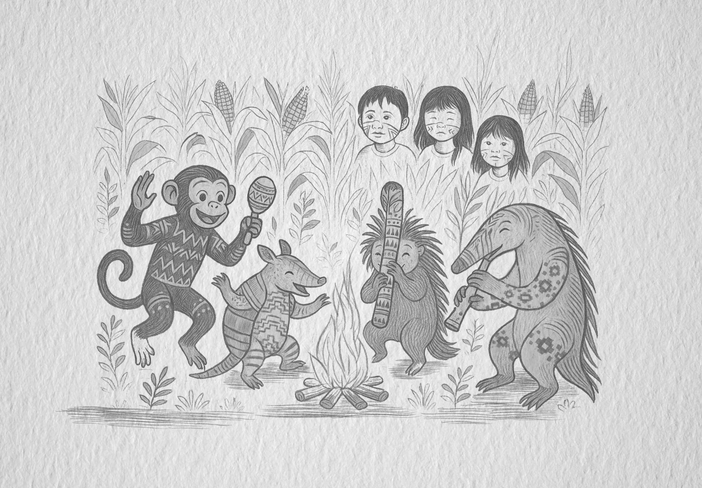 Ilustração Milharal