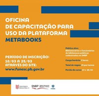 SNBP: Oficina de capacitação Metabooks na Paraíba