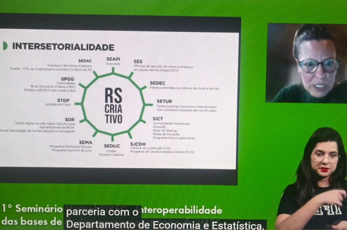OBEC promove seminário virtual sobre interoperabilidade de bases de dados para a construção do Índice de Maturidade de Territórios Criativos