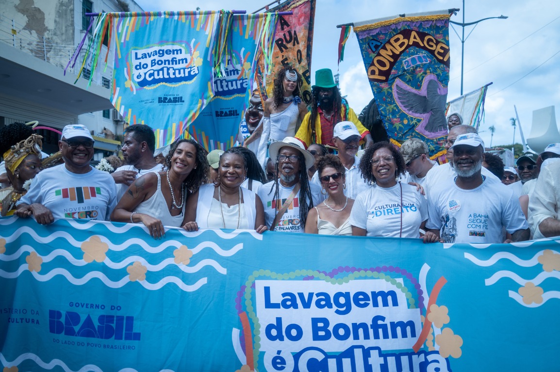 Em Salvador, MinC reforça o caráter cultural da Lavagem do Bonfim com estreia de cortejo