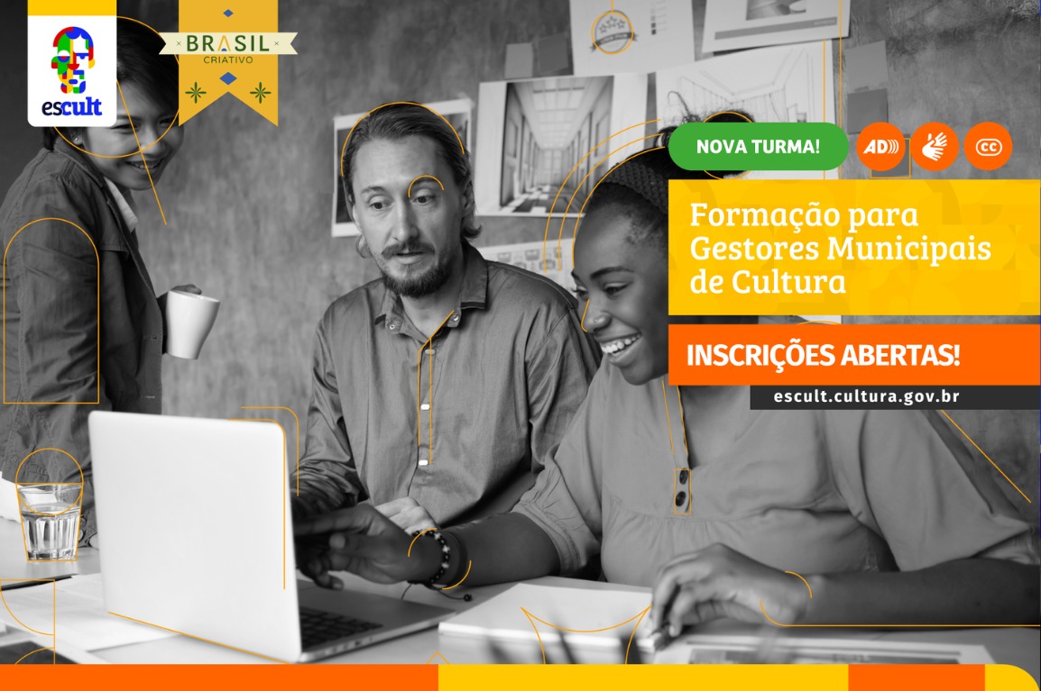 Escult reabre inscrições para curso gratuito focado em gestores municipais de cultura