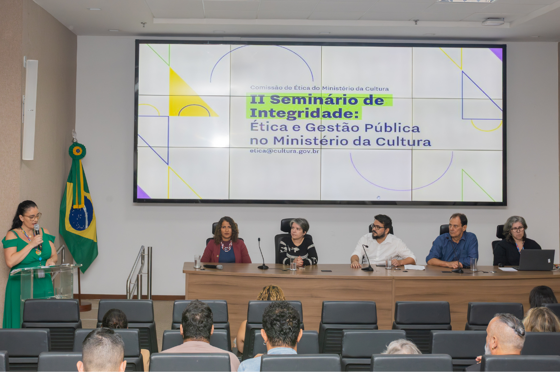 II Seminário de Integridade, Ética e Gestão Pública: MinC lança cartilha sobre tema nesta quinta (18)