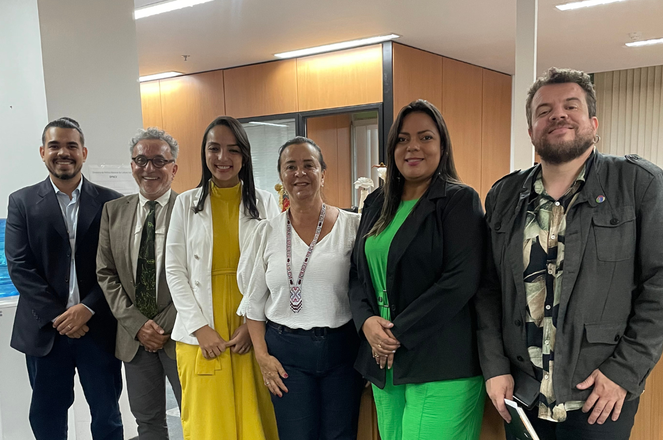 Divulgação Reunião com a secretária de Cultura do Piauí, Ingrid Pereira