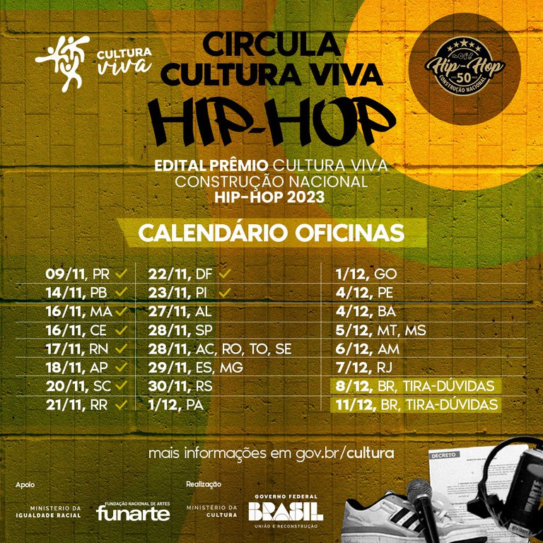Circula Cultura Viva - Construção Nacional do Hip-Hop