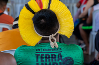 Pontão de Culturas Indígenas marca presença no Acampamento Terra Livre em Brasília
