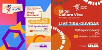 ÚLTIMO TIRA-DÚVIDAS SOBRE OS EDITAIS DA CULTURA VIVA