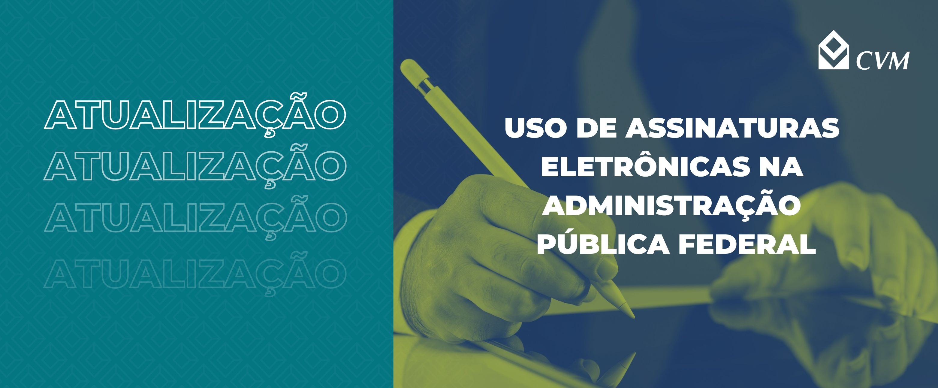 Banner: Assinaturas eletrônicas