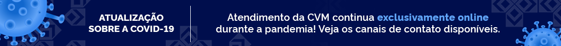 Banner: Atendimento CVM - COVID