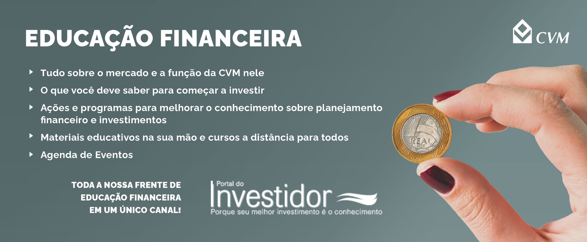 Banner: Educação Financeira