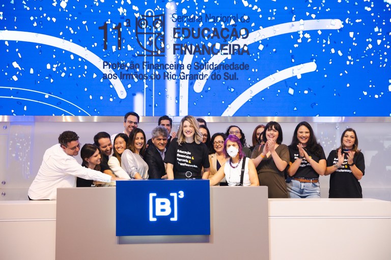 Foto: [créditos B3] Toque de Campainha marca abertura da 11ª edição da Semana ENEF