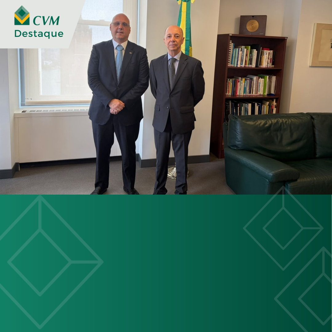 Encontro com Cônsul-Geral do Brasil em Nova York abre missão oficial da CVM nos Estados Unidos