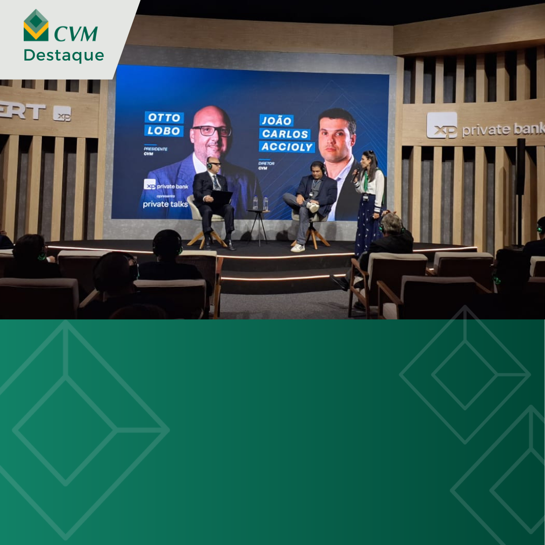 Presidente Otto Lobo e Diretor João Accioly debatem a nova CVM durante evento em São Paulo