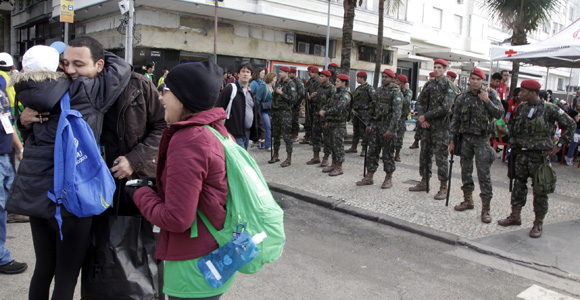 JMJ 2013: Eventos em Copacabana ficam sob a proteção de 10.200 homens das Forças Armadas
