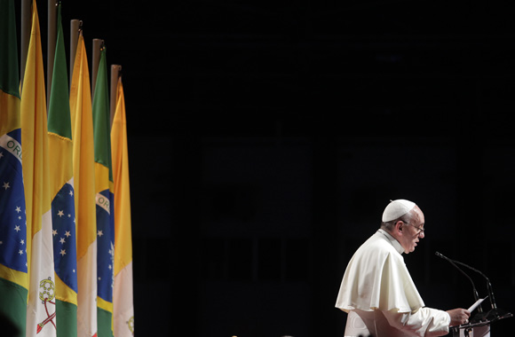 JMJ 2013: Na Base Aérea do Galeão, papa Francisco se despede do Brasil