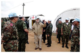 Operação Felino: ministro Amorim assiste a exercício militar da CPLP e reforça a importância de laços entre os países