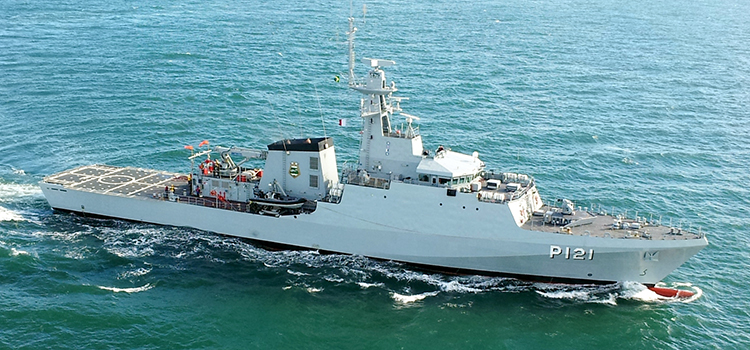 O Navio-Patrulha Oceânico “APA”, participou pela primeira vez da da Força-Tarefa Marítima da Força Interina das Nações Unidas no Líbano (FTM-UNIFIL)
