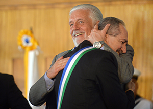 Wagner despediu-se do cargo emocionado