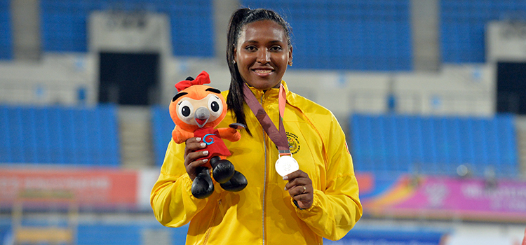  3⁰ sargento Andressa conquistou a segunda colocação na modalidade lançamento de disco nos Jogos Mundiais Militares