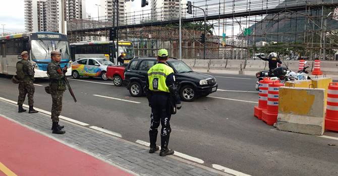 Os militares do Exército atuarão também como força de contingência nos Jogos