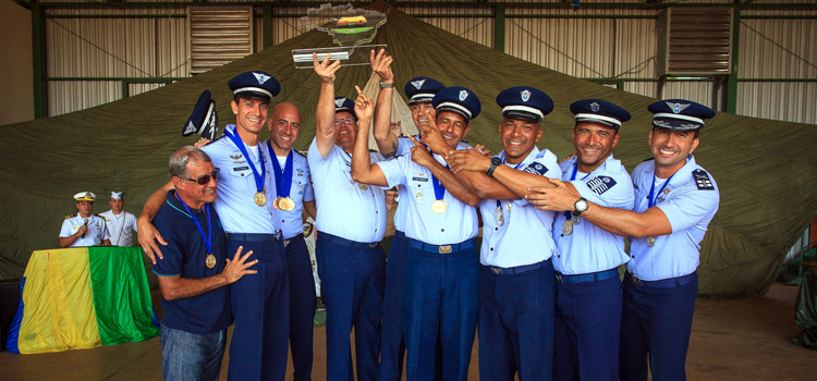 O time Falcões, da Força Aérea Brasileira (FAB) foi o grande campeão e vai representar o Brasil no campeonato mundial