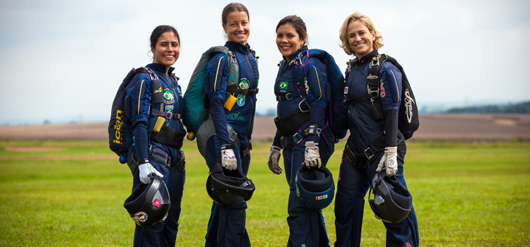 O time feminino da Força Aérea já começou o campeonato classificado para o mundial