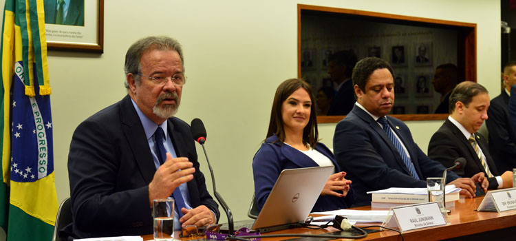  A sessão de hoje foi conduzida pela presidente da CREDN, deputada Bruna Furlan, e pelo presidente da CTASP, deputado Orlando Silva 