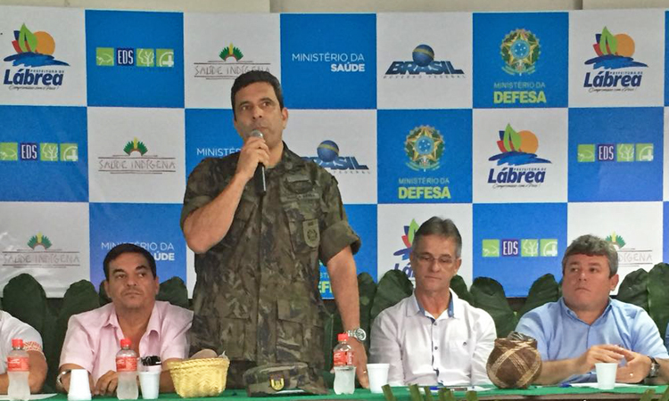 O coronel Juraci Muniz representou o Ministério da Defesa na solenidade