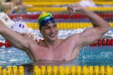 3º Sargento Victor Guimarães Alcará, em 53º Campeonato Mundial Militar de Natação.