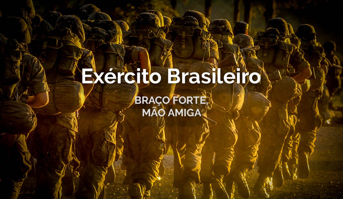Exército Brasileiro braço forte mão amiga