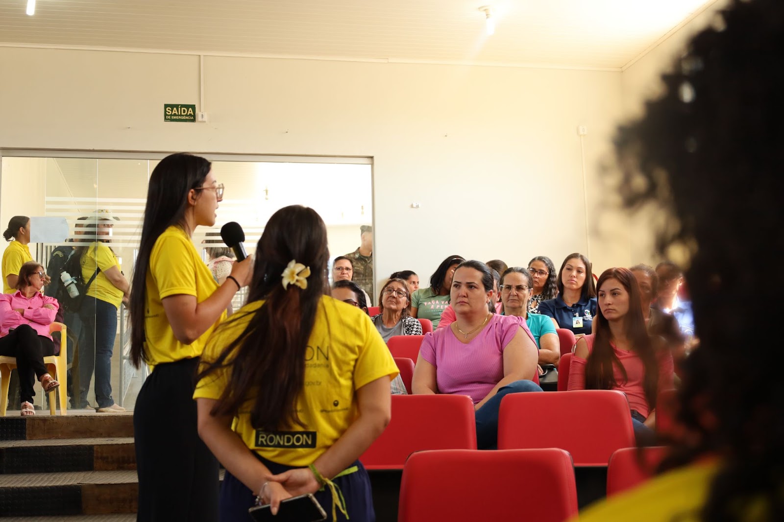 Com cerca de 30 participantes, a oficina contou com rodas de conversas e atividades práticas – Foto por Pedro Guerrazzi