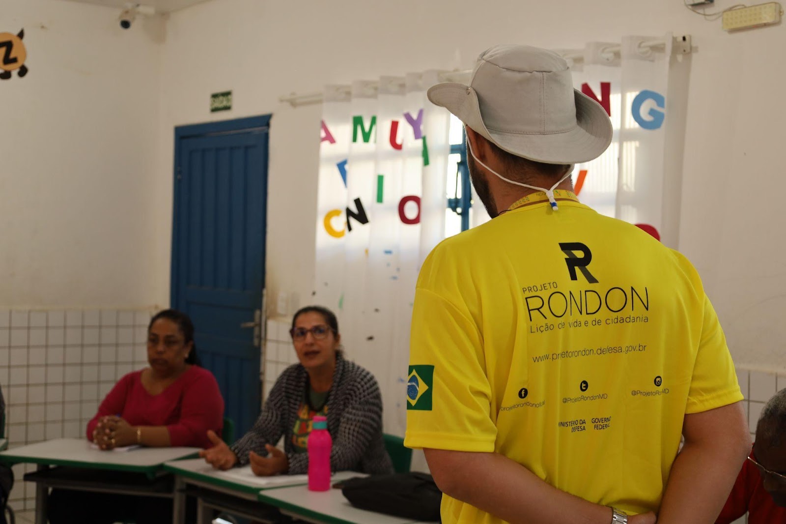Para as oficinas de capacitação de professores, os rondonistas atenderam a demandas da própria comunidade escolar // Foto: Sofia Leal