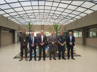 Comitiva do DPS realiza visita ao Núcleo do PROFESP na Estação de Rádio da Marinha em Brasília