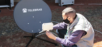 Censipam recebe antenas de comunicação satelital