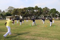 Comandantes de Unidades de Fuzileiros Navais acompanham ações do Programa Forças no Esporte
