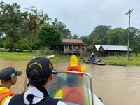 Defesa apoia socorro às vítimas das enchentes na Bahia