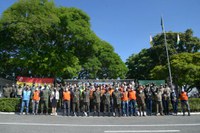 Exercício simula combate a desastres de grandes proporções