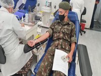 EXÉRCITO - Batalhão Arraial Novo do Bom Jesus promove campanha de doação de sangue na cidade do Recife