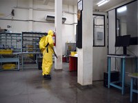 EXÉRCITO - Exército realiza descontaminação de agência dos Correios em Boa Vista (RR)