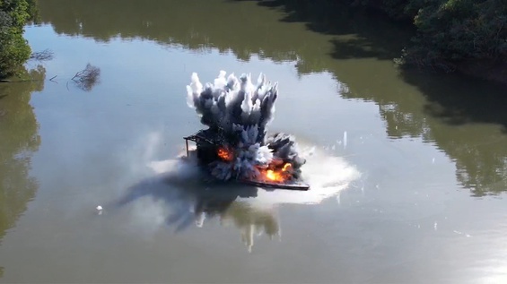 Forças Armadas apoiam na destruição de pistas e acampamentos usados pelo garimpo ilegal na Terra Indígena Yanomami 20260415- catrimani2.jpg