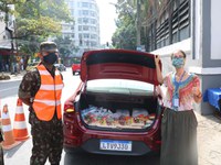 Forças Armadas apoiam testagem rápida da Covid-19 em caminhoneiros da capital maranhense