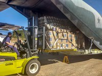 Forças Armadas levam mais de 10 toneladas de materiais de saúde para a capital de Roraima