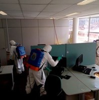 Forças Armadas realizam ações de descontaminação de locais públicos em todo o país