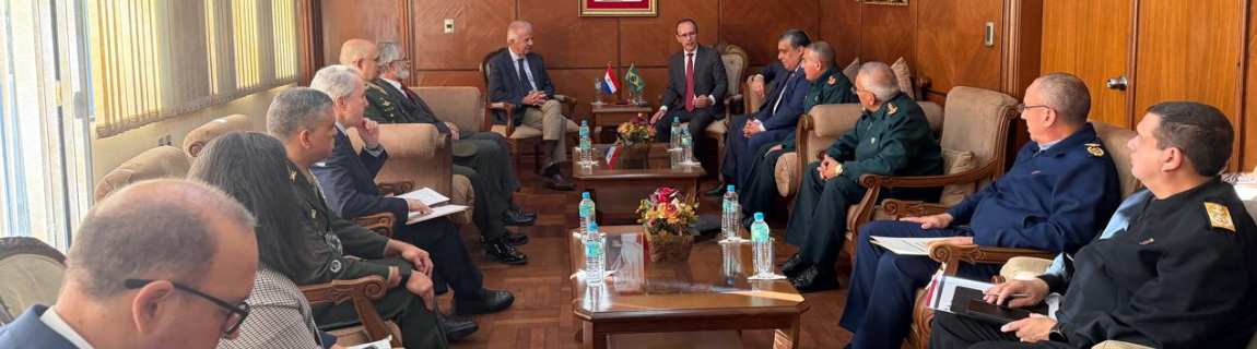 José Mucio discute cooperação com Ministro da Defesa Nacional do Paraguai