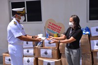 Militares entregam 630 kg de leite a hospital na Bahia