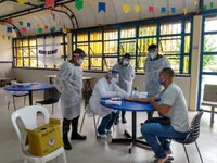 Militares realizam testes rápidos em trabalhadores do transporte da capital alagoana