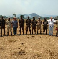 Município mato-grossense tem ação reforçada no combate a incêndios no Pantanal